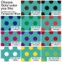 Flamenco Fabric / Dots / Turquoise / JKF-053