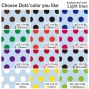 Flamenco Fabric / Dots / Light Blue / JKF-129
