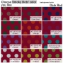 Flamenco Fabric / Smoky Dots / Dark Red / JKF-163