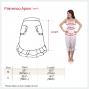 Flamenco Apron with Paisley / Red / Model Ysabel / G2381rd